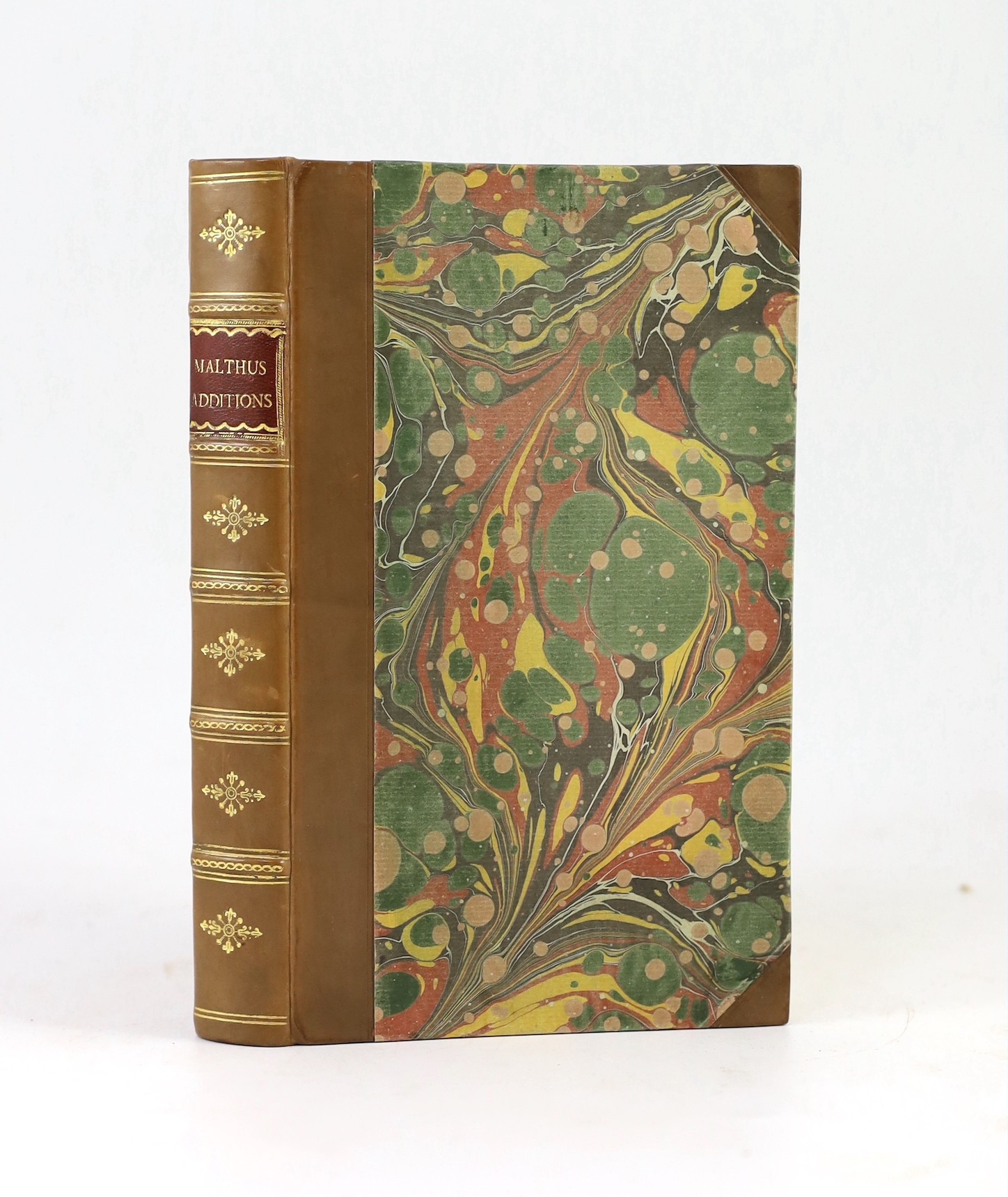 Malthus, Rev. Thomas R. - Additions to the Fourth and Former Editions of An Essay on the Principle of Population, &c.&c. First edition.